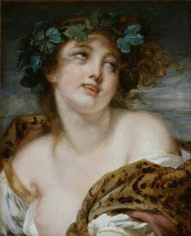 Bacchantka - Jean-Baptiste Greuze