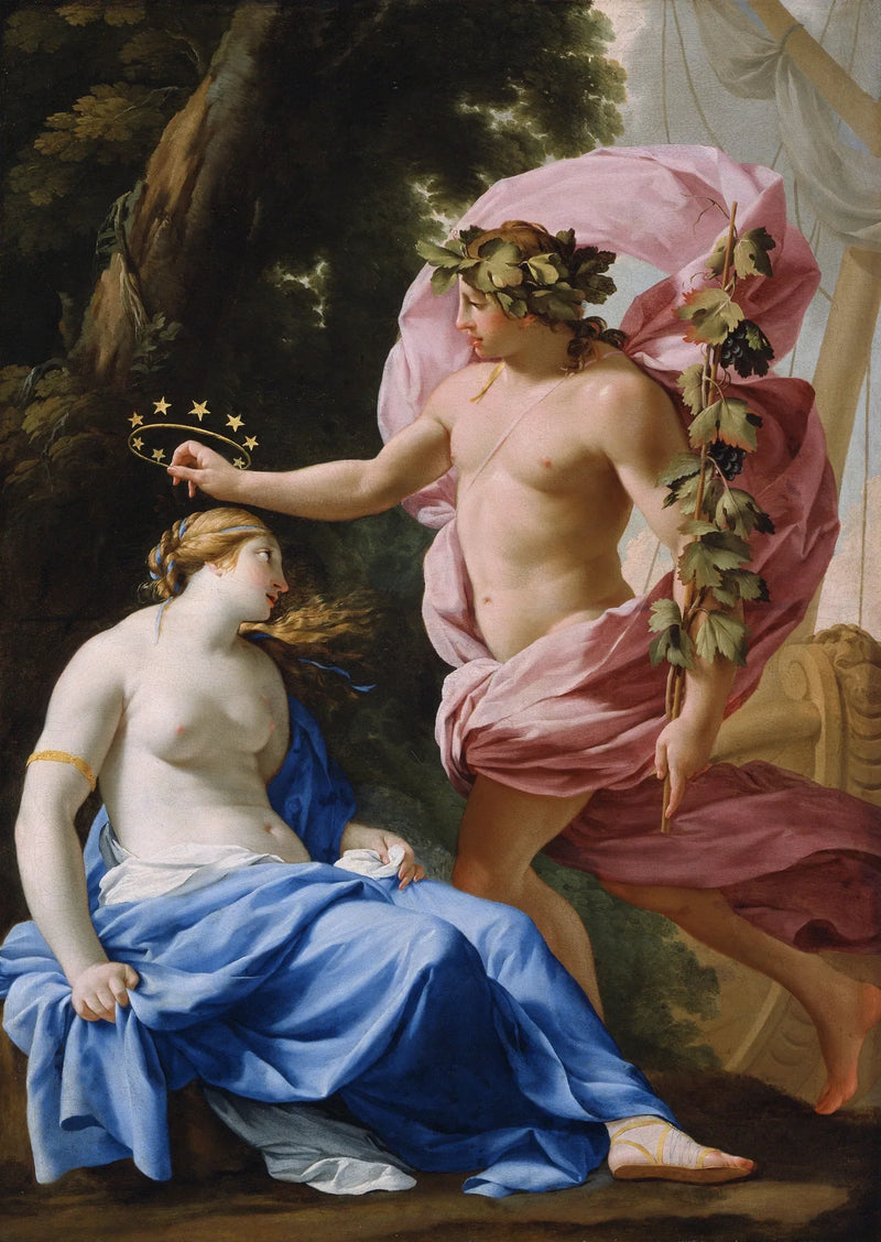 Bachus i Ariadna - Eustache Le Sueur