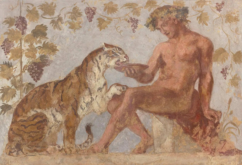 Bachus i tygrys - Eugène Delacroix