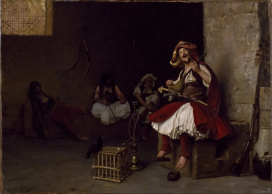 Bachi-bouzouk śpiewający - Jean-Léon Gérôme