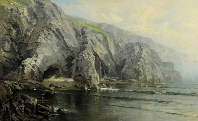 Zatoka Moulin Huet, Guernsey - William Trost Richards