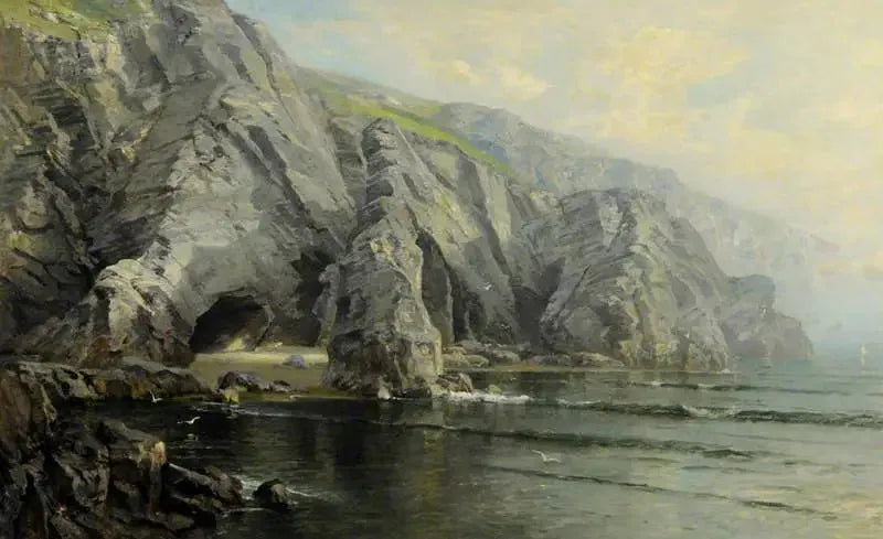 Zatoka Moulin Huet, Guernsey - William Trost Richards