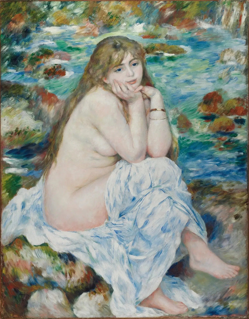Siedzący kąpielowy - Pierre-Auguste Renoir