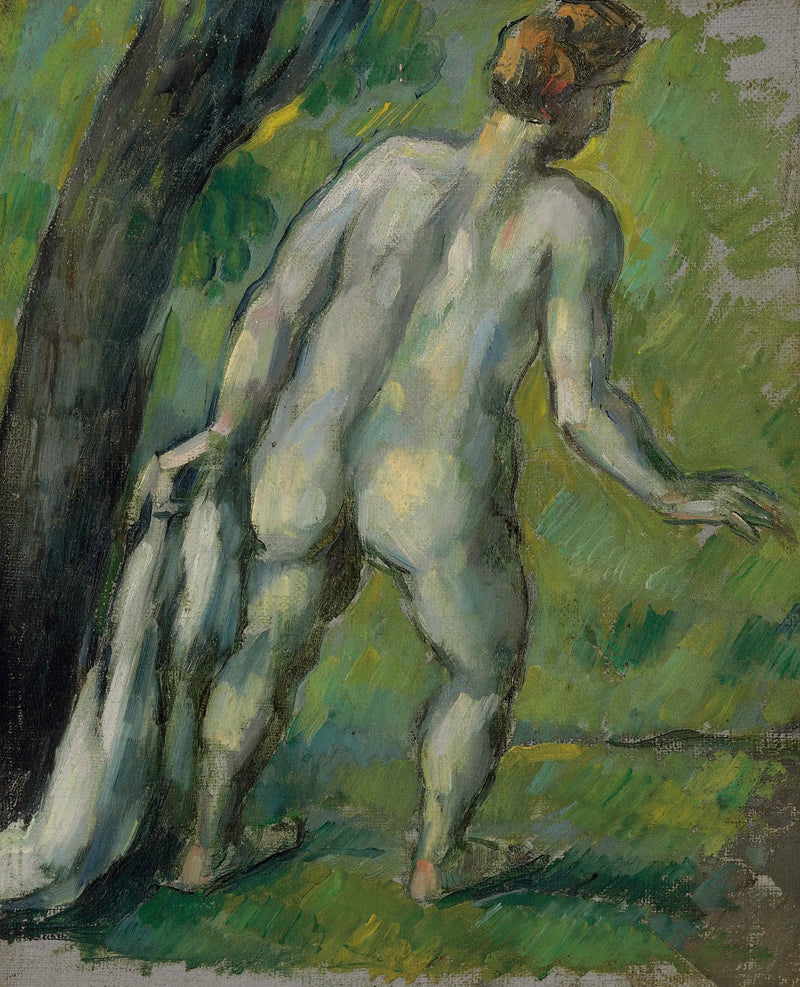 Kąpiący się, widziany od tyłu - Paul Cézanne