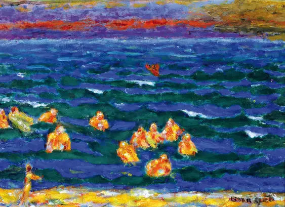 Kąpiący się pod koniec dnia - Pierre Bonnard