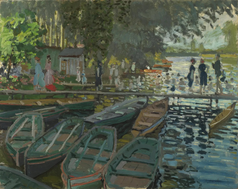 Kąpiący się w Grenouillère - Claude Monet