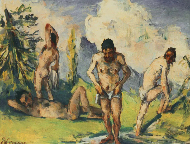 Kąpiący się odpoczywający - Paul Cézanne
