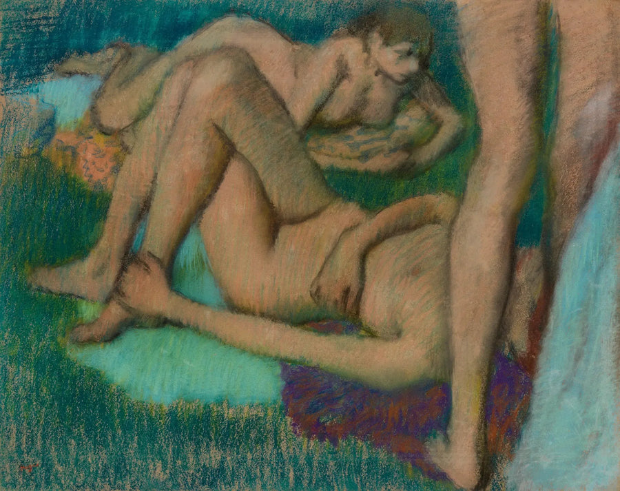 kąpiący się - Edgar Degas