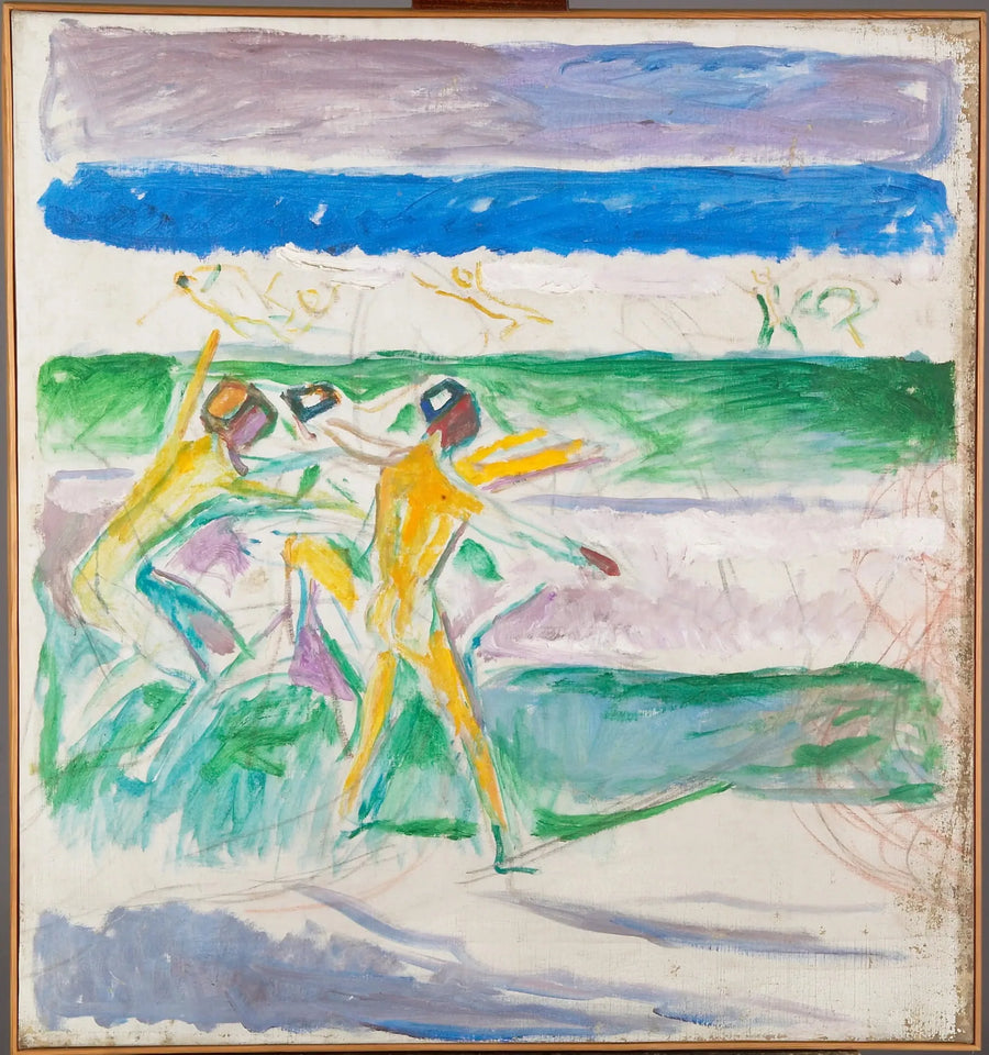 Kąpiący się - Edvard Munch