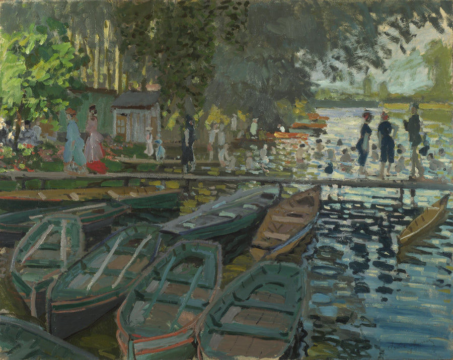 Kąpiący się w La Grenouillère W135 - Claude Monet