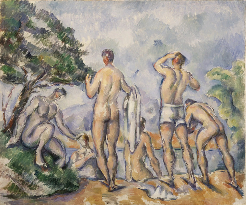 Kąpiący się - Paul Cézanne