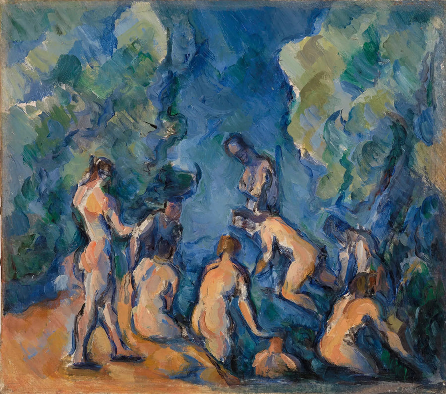 Kąpiący się - Paul Cézanne
