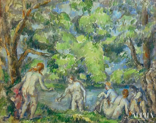 Baigneurs (Undinen) - Paul Cézanne - Reproductions de tableaux et peintures haut de gamme