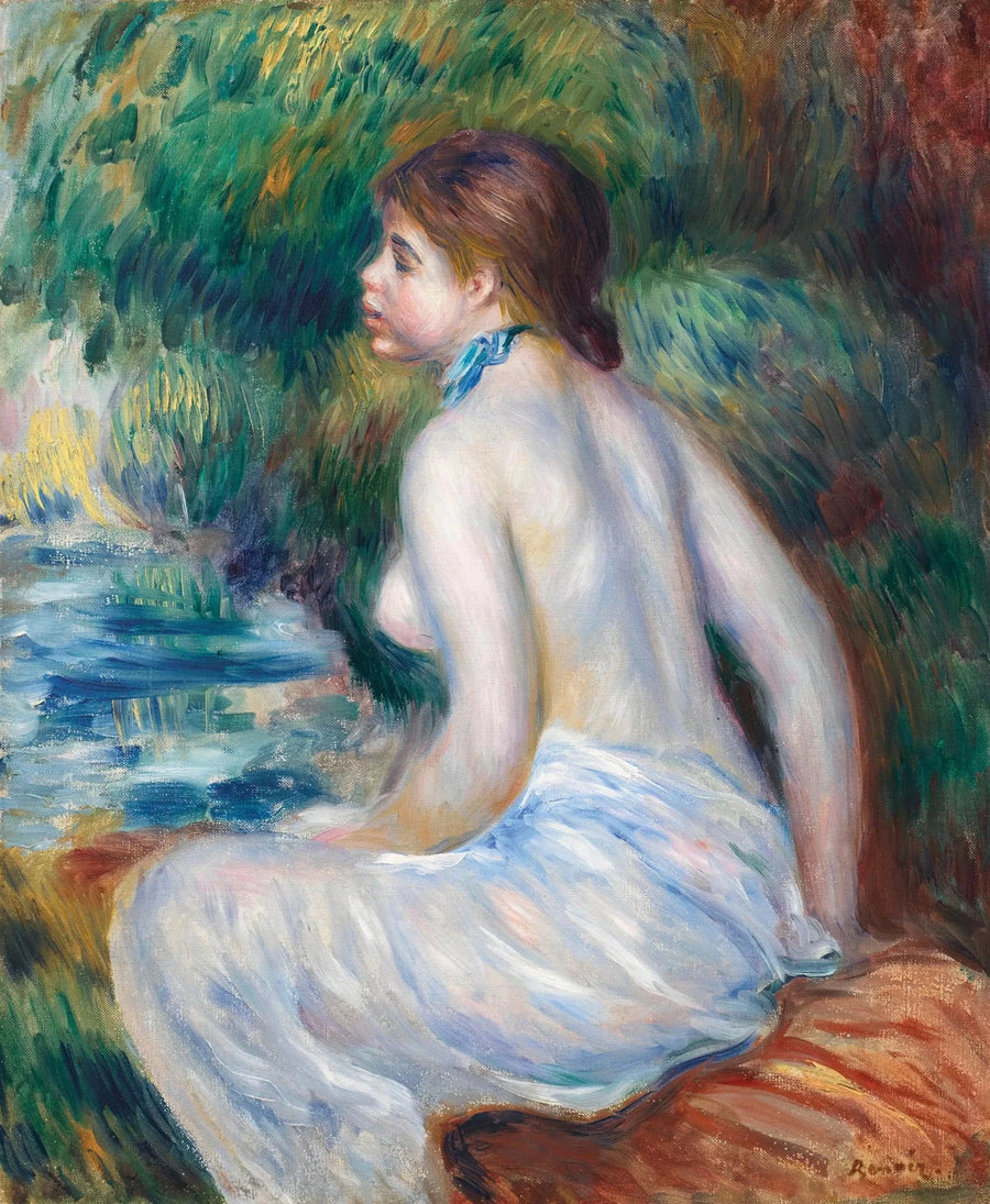Siedząca kąpielówka - Pierre-Auguste Renoir
