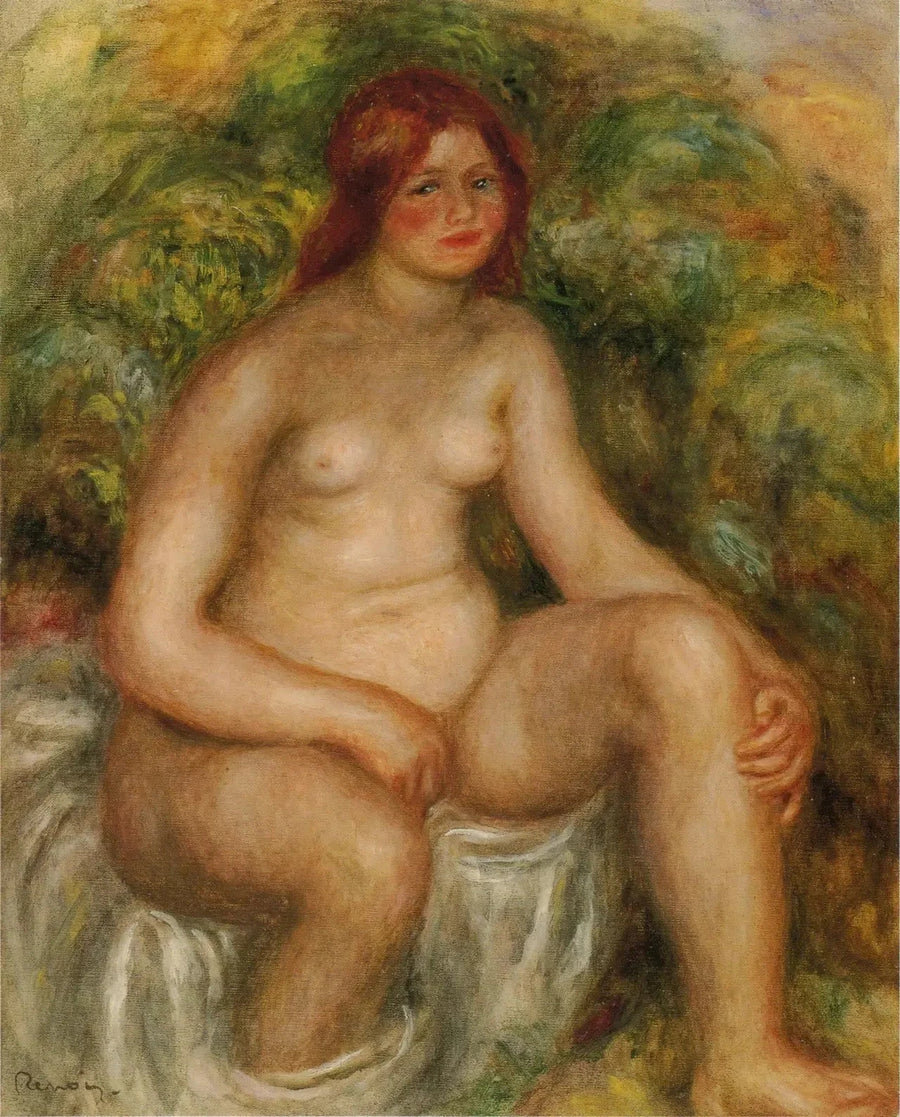 Siedząca kąpielówka - Pierre-Auguste Renoir