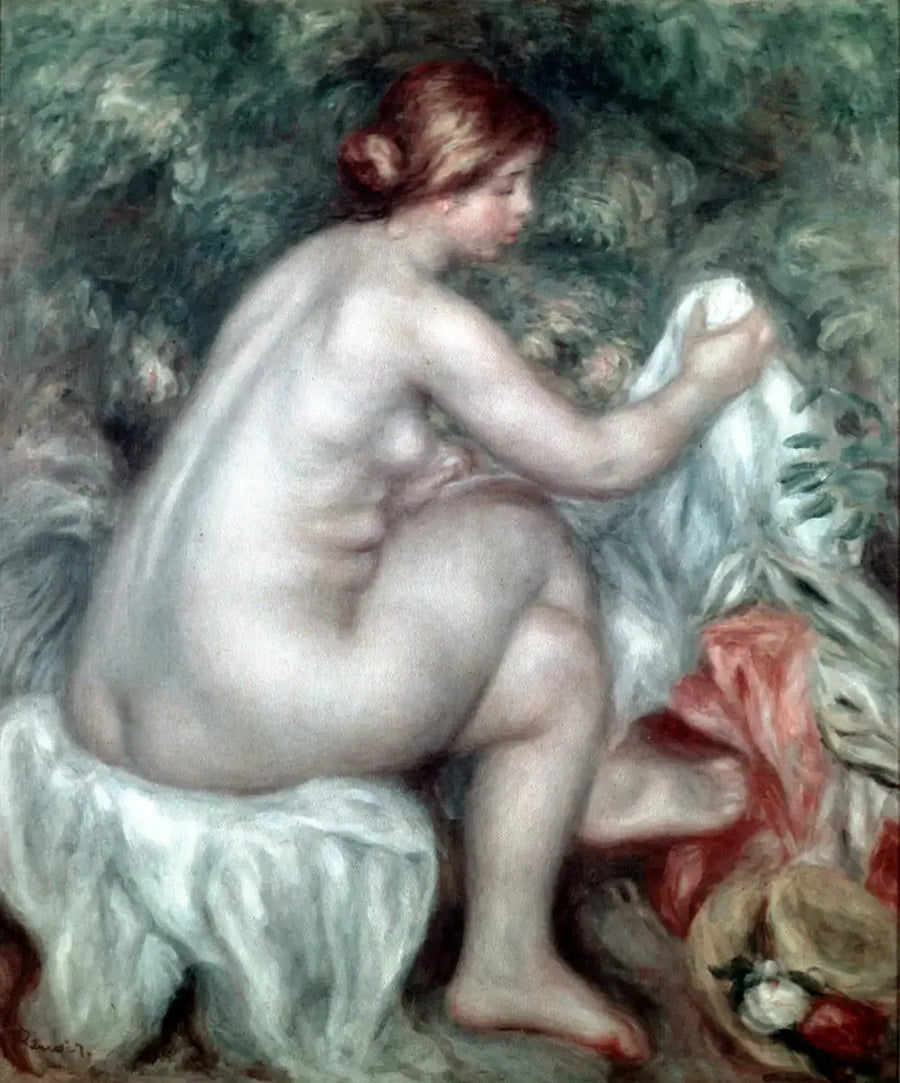 Kąpiąca się w kapeluszu - Pierre-Auguste Renoir