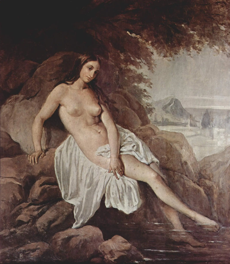 Kąpiąca się - Francesco Hayez