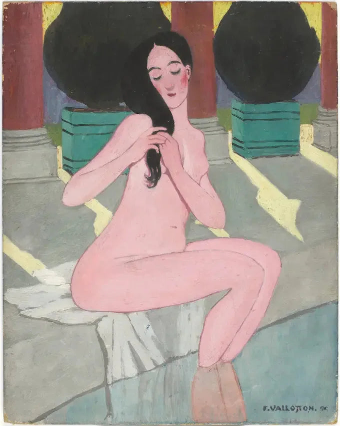 Pływaczka w różu - Félix Vallotton