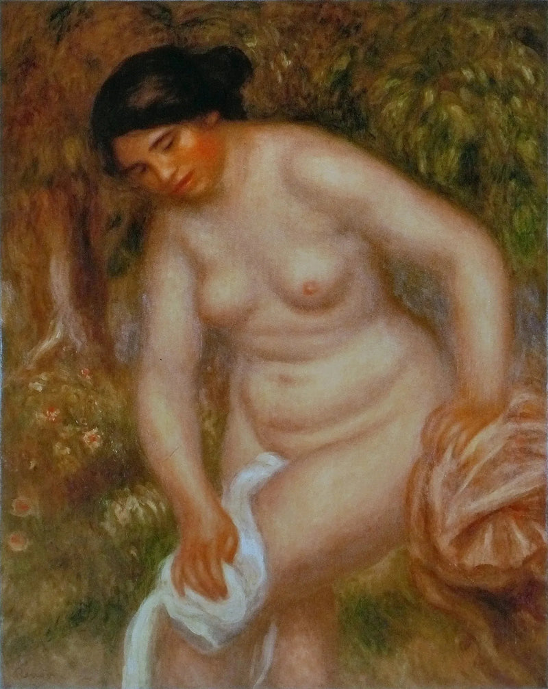 Kąpiąca się wycierająca - Pierre-Auguste Renoir