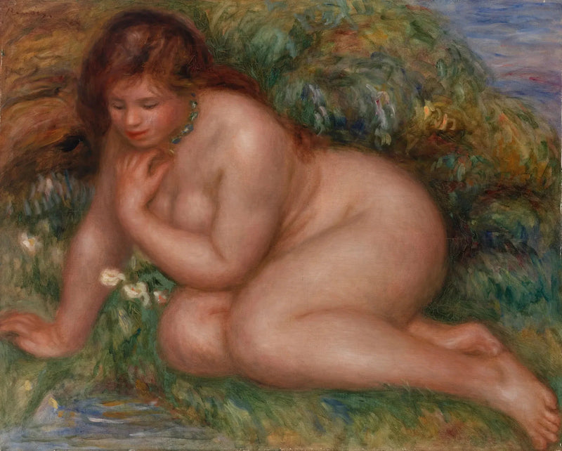 Kąpiąca się patrząca w wodę - Pierre-Auguste Renoir