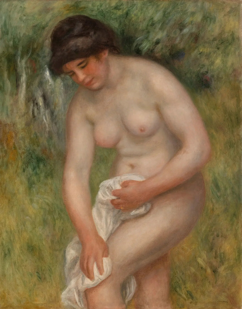 Kąpiąca się osuszająca (Kąpiąca się wycierająca) - Pierre-Auguste Renoir