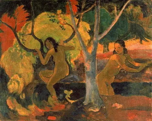 Kąpiące się w Tahiti - Paul Gauguin