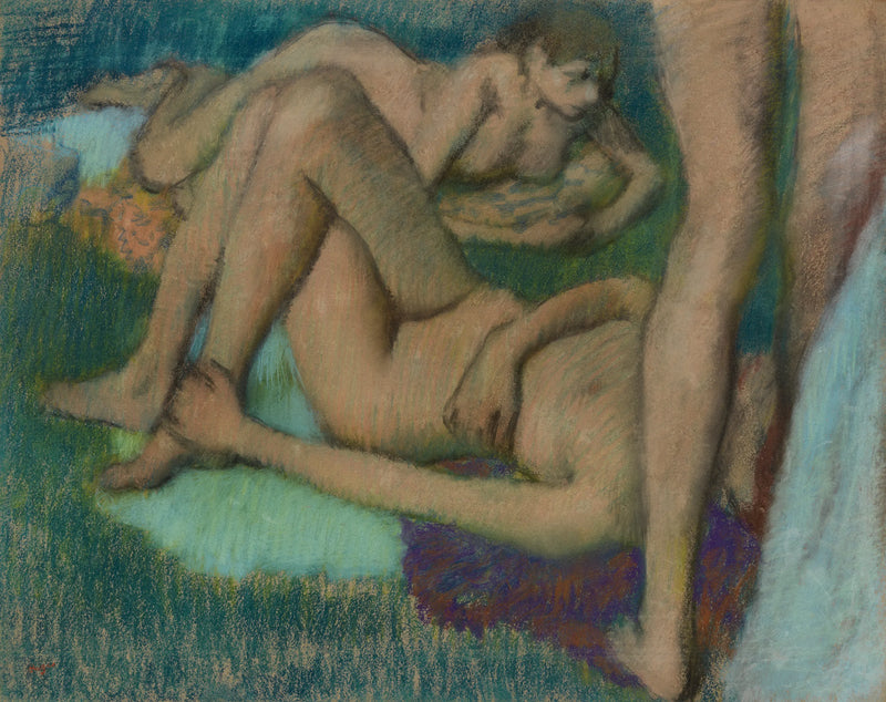 kąpiący się - Edgar Degas