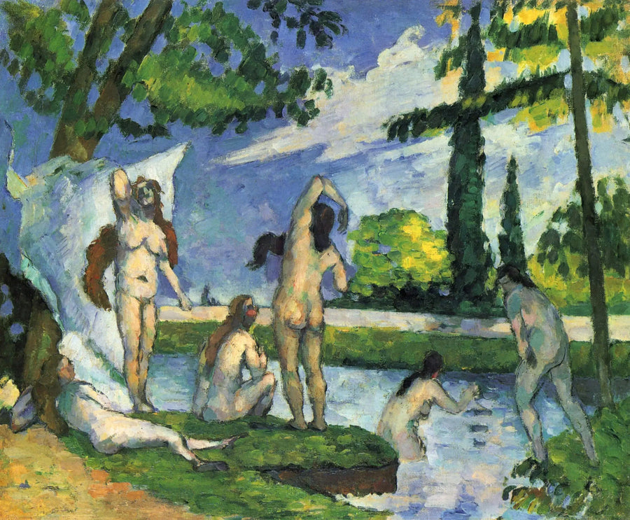 Kąpiące się - Paul Cézanne