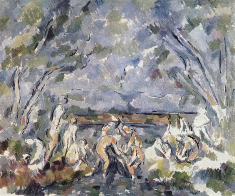 Kąpiące się - Paul Cézanne