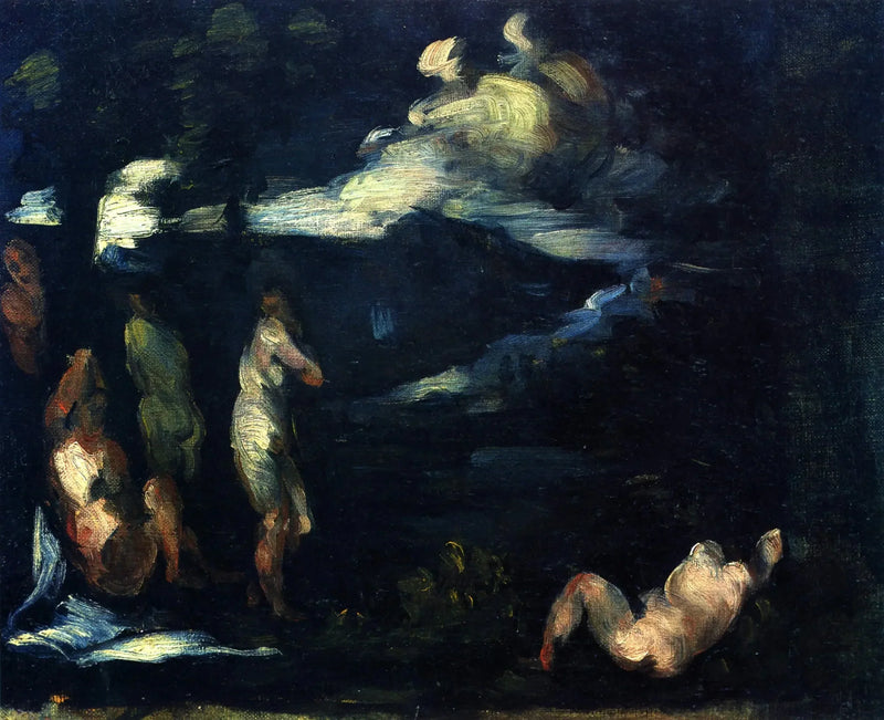 Kąpiące się - Paul Cézanne