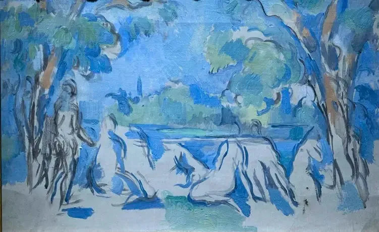 Kąpiące się - Paul Cézanne