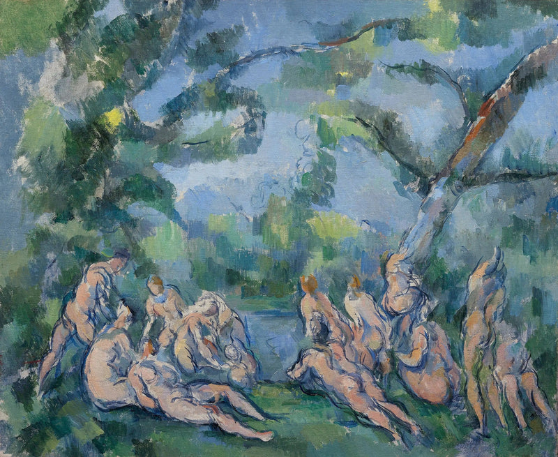 Kąpiące się - Paul Cézanne