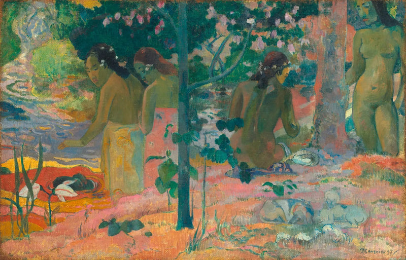 Kąpiące się - Paul Gauguin