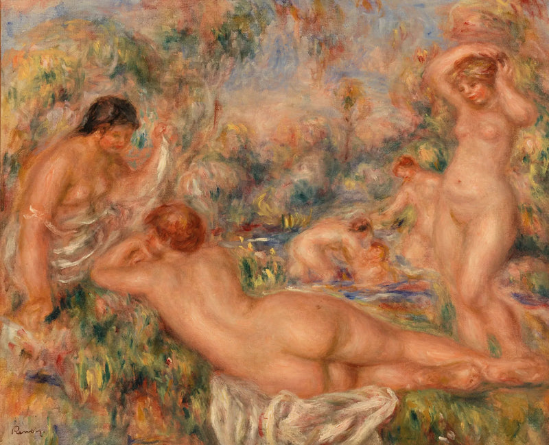 Kąpiące się - Pierre-Auguste Renoir