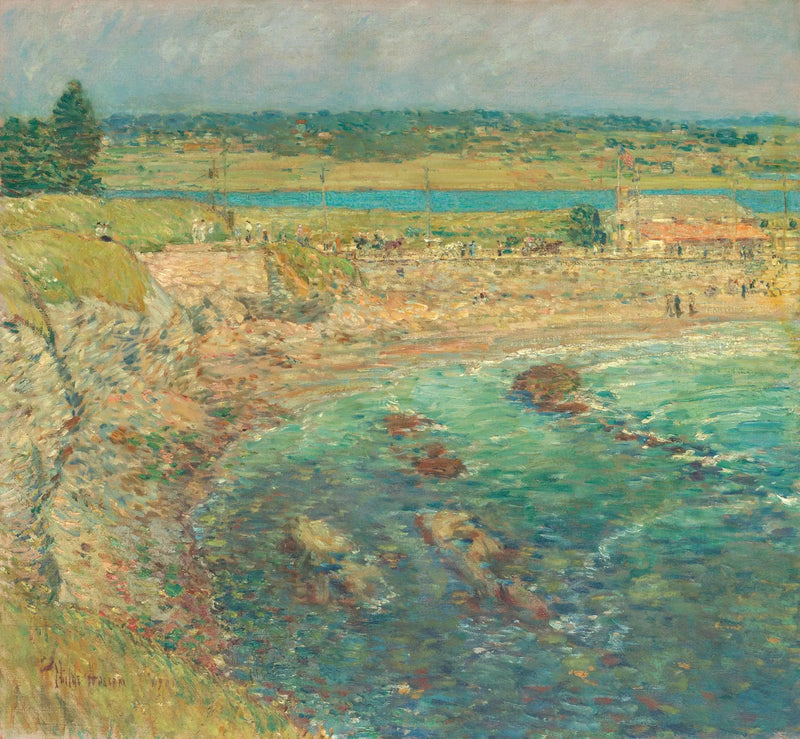 Plaża Bailey, Newport, Rhode Island - Childe Hassam