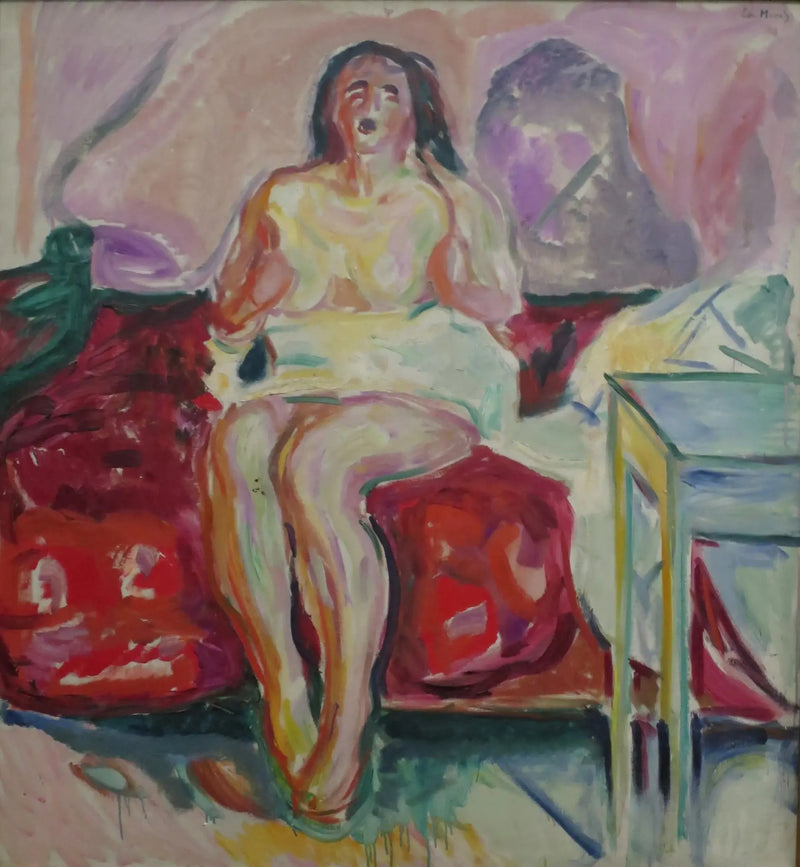 Poranny ziewnięcie - Edvard Munch