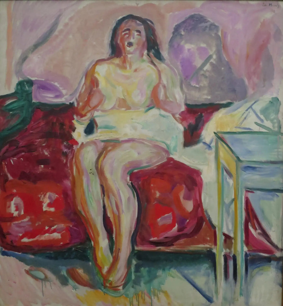 Poranny ziewnięcie - Edvard Munch