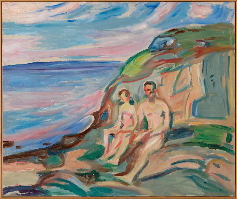leżak słoneczny - Edvard Munch