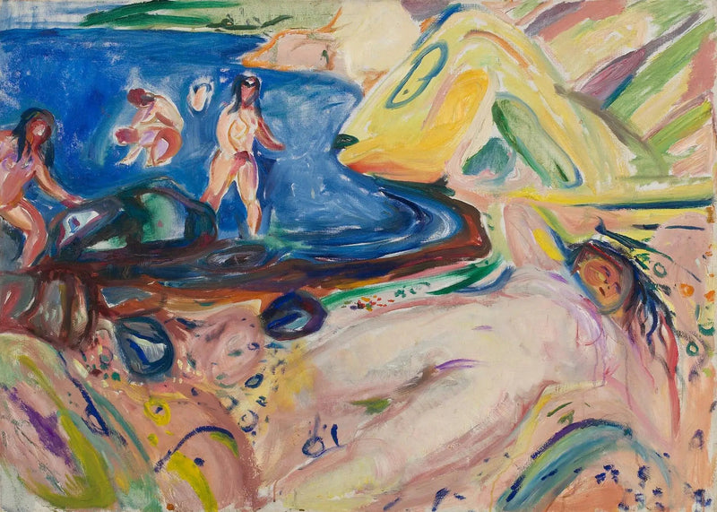 leżak słoneczny - Edvard Munch