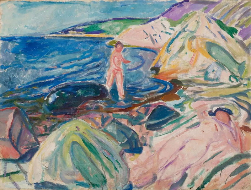 leżak słoneczny - Edvard Munch