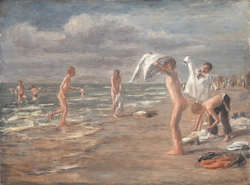 Kąpiel chłopców - Max Liebermann