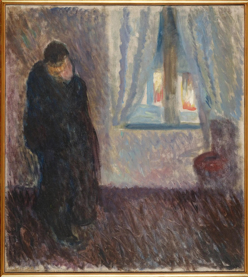 Pocałunek przy oknie - Edvard Munch