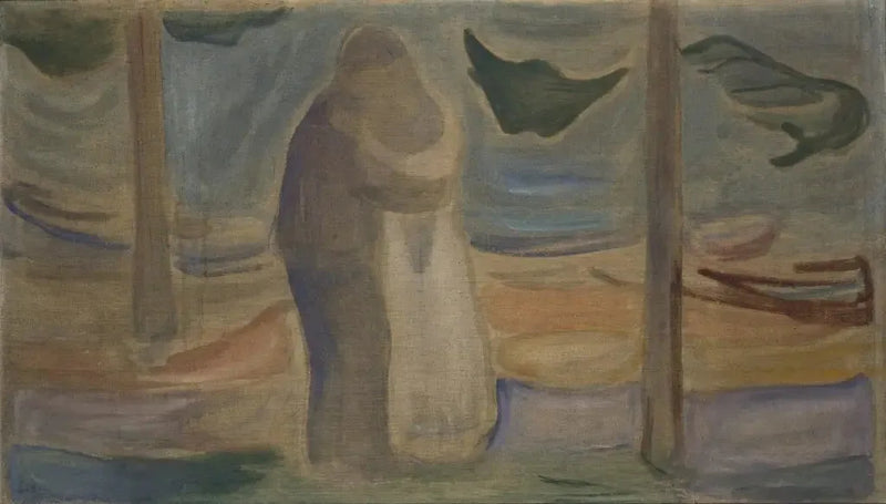 Całowanie na plaży (Frise Reinhardt) - Edvard Munch