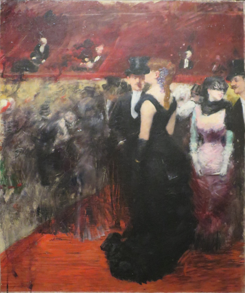 Bal w Operze w Paryżu - Jean-Louis Forain