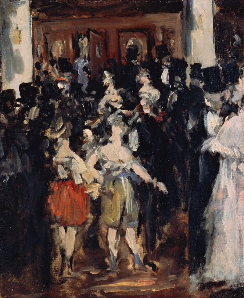 Bal maskowy w Operze - Édouard Manet