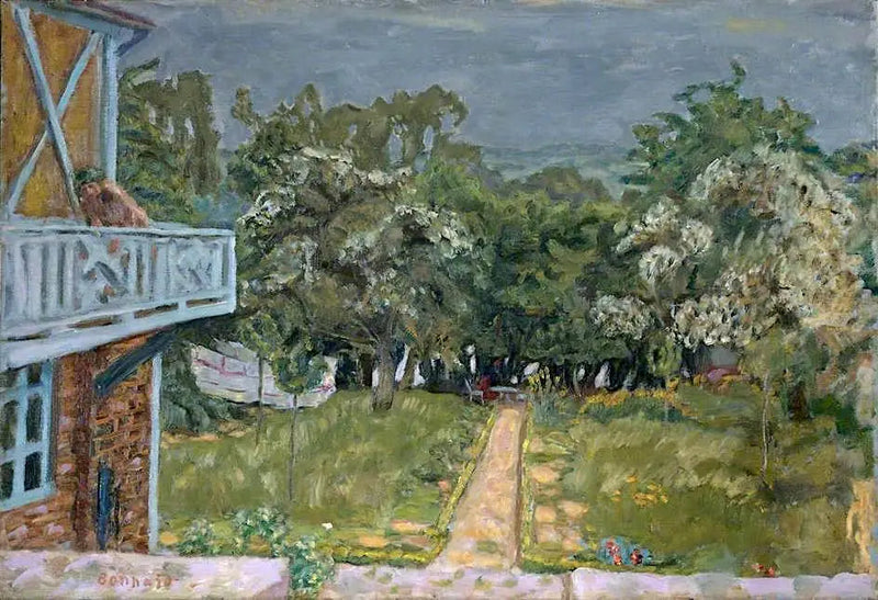 Niebieski balkon - Pierre Bonnard