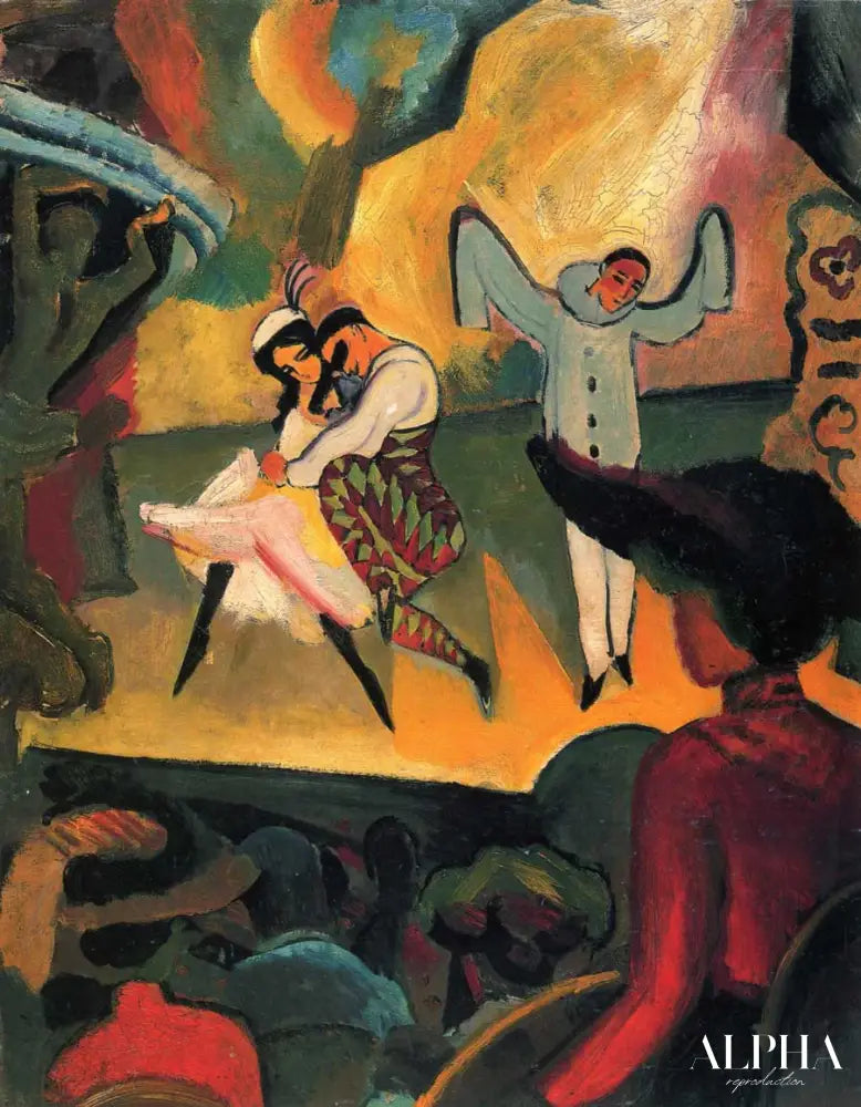 Ballet russes I - August Macke - Reproductions de tableaux et peintures haut de gamme