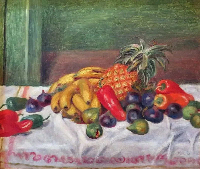 Banany i ananasy - Pierre-Auguste Renoir