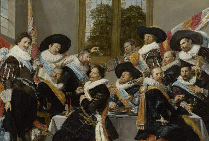 Bankiet oficerów korpusu łuczników Saint-Adrien - Frans Hals