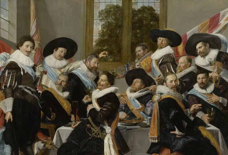 Bankiet oficerów korpusu łuczników Saint-Adrien - Frans Hals